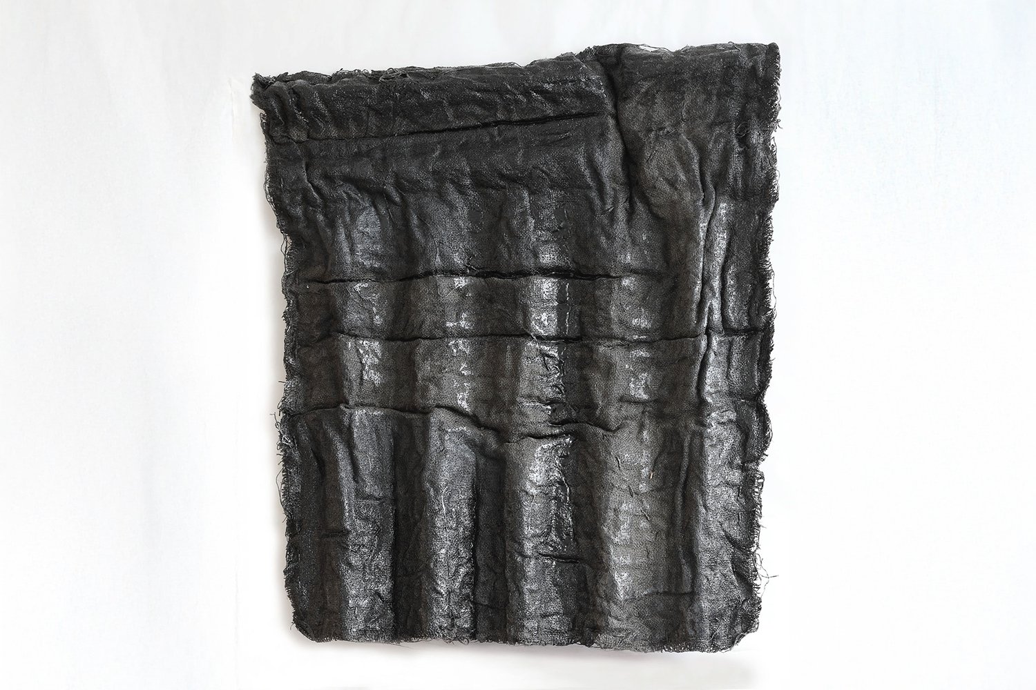  Drobyna I (reverse)  79 x 60 cm   Jute, glue, acrylic enamel. 2016 - 2024