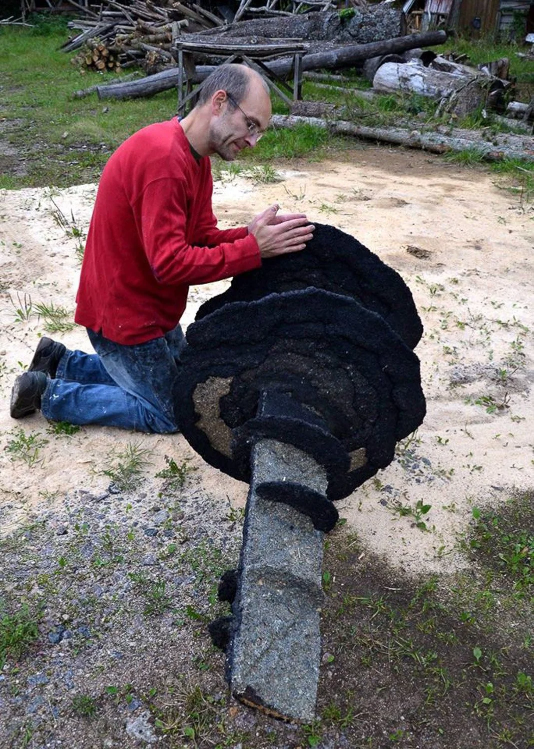  In the Process  Board, mixed media. 2017