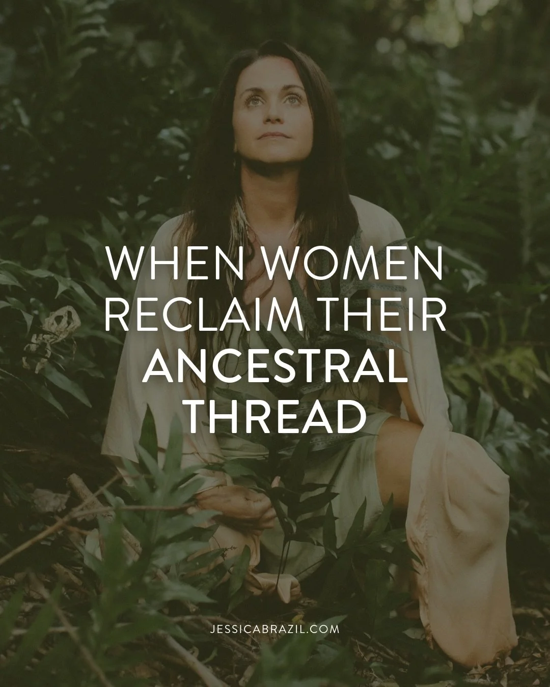 The colonial patriarchy didn&rsquo;t just take our land and languages.

It severed our connection to the women who came before us, because that connection is where our deepest power lives.

A woman anchored in her womb and connected to her lineage ca