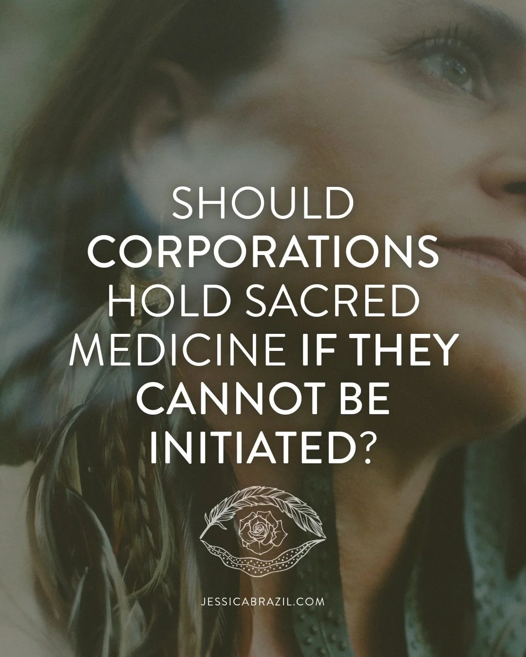 A corporation cannot be initiated.&nbsp;

It cannot have its heart broken open by the divine.

It cannot be touched and transformed by mystery in the way a human soul can.

The people leading corporations and organizations can be initiated, yes. But 