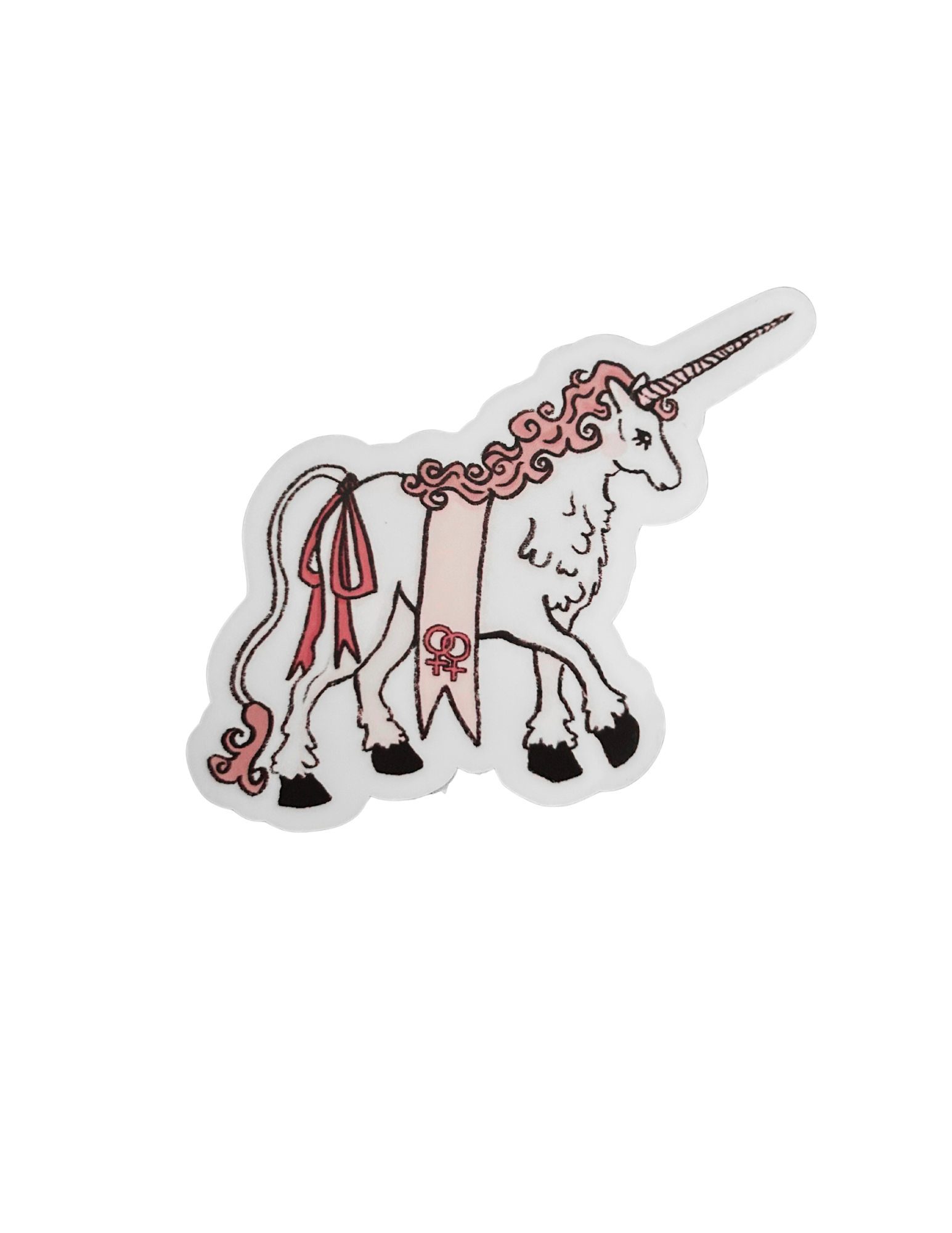 Lesbicorn (Lesbian Unicorn) Sticker