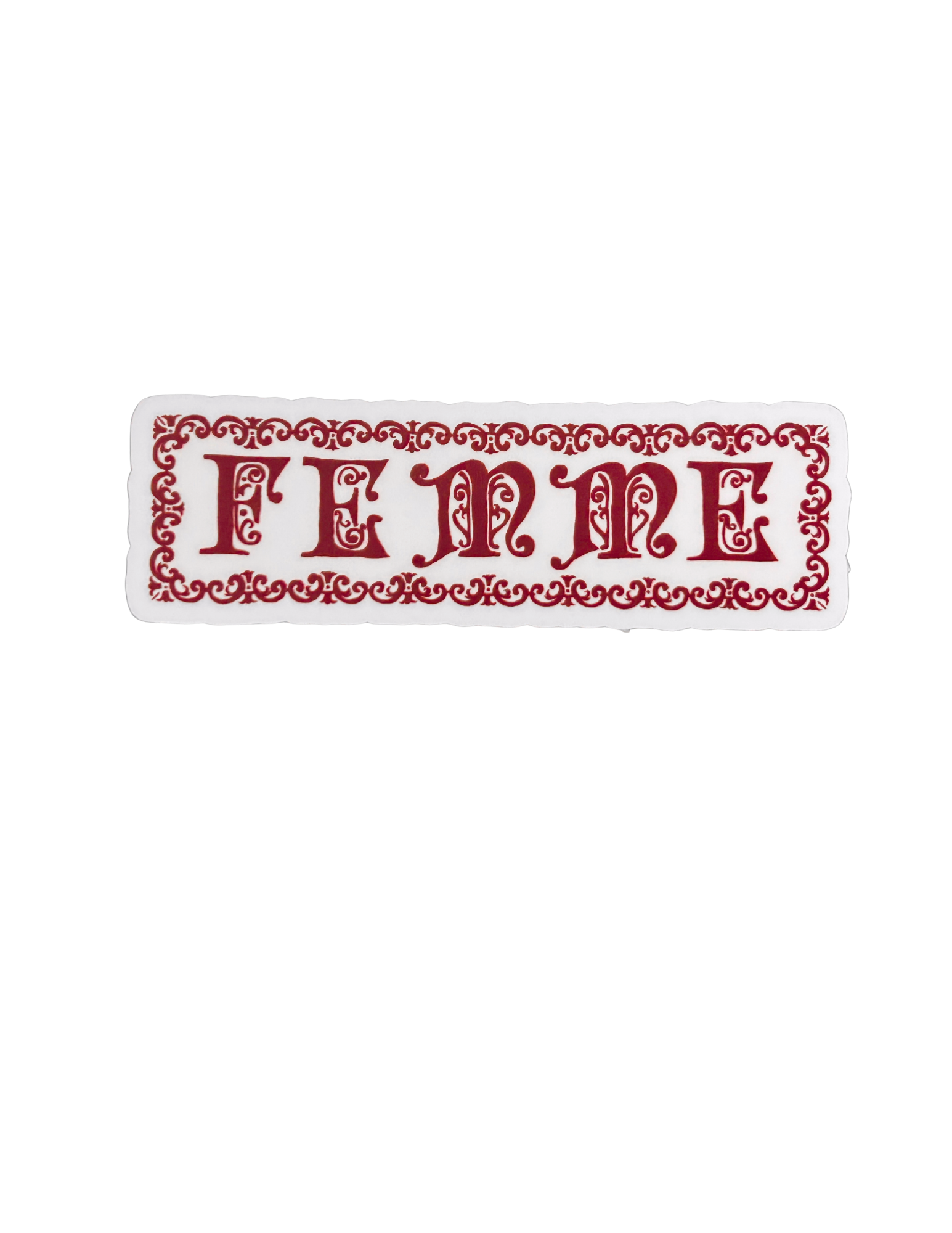 Medieval Femme Sticker