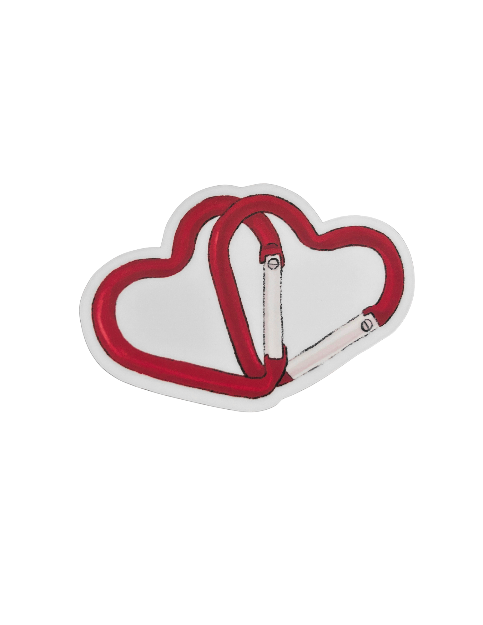 Carabiner Sweethearts Sticker