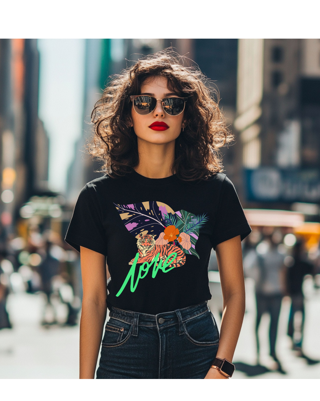 Love, Tiger Art Shirt