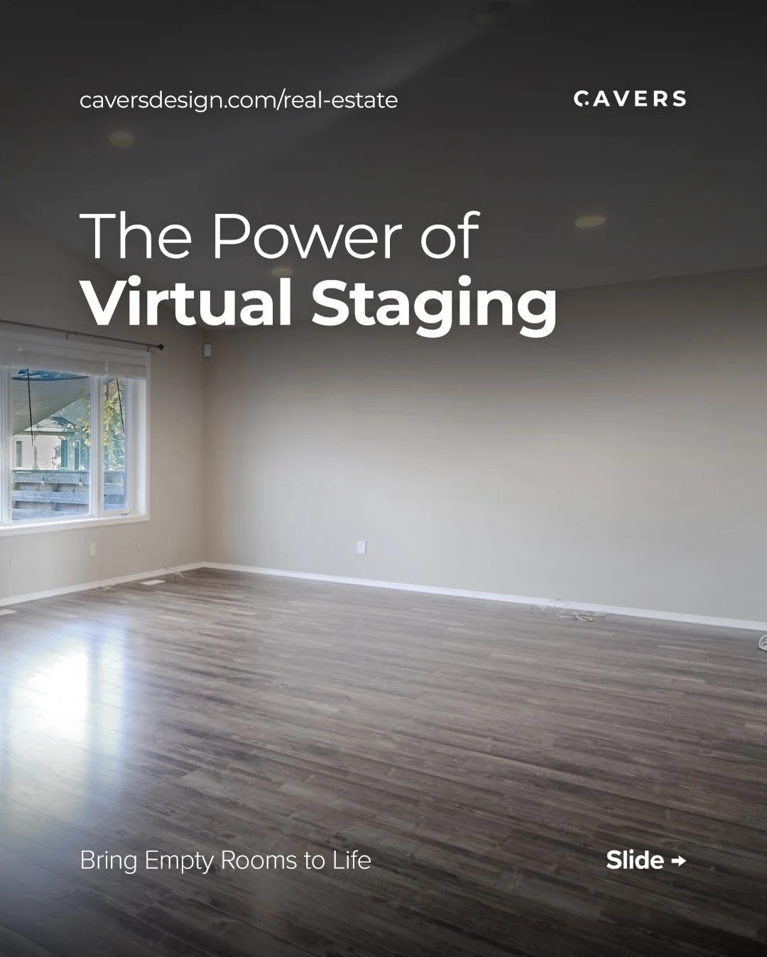 Empty rooms are hard to visualize, staged rooms feel like home. 🏠

According to the National Association of Realtors, 83% of buyers&rsquo; agents say staging makes it easier for a buyer to visualize a property as their future home.

But physical sta