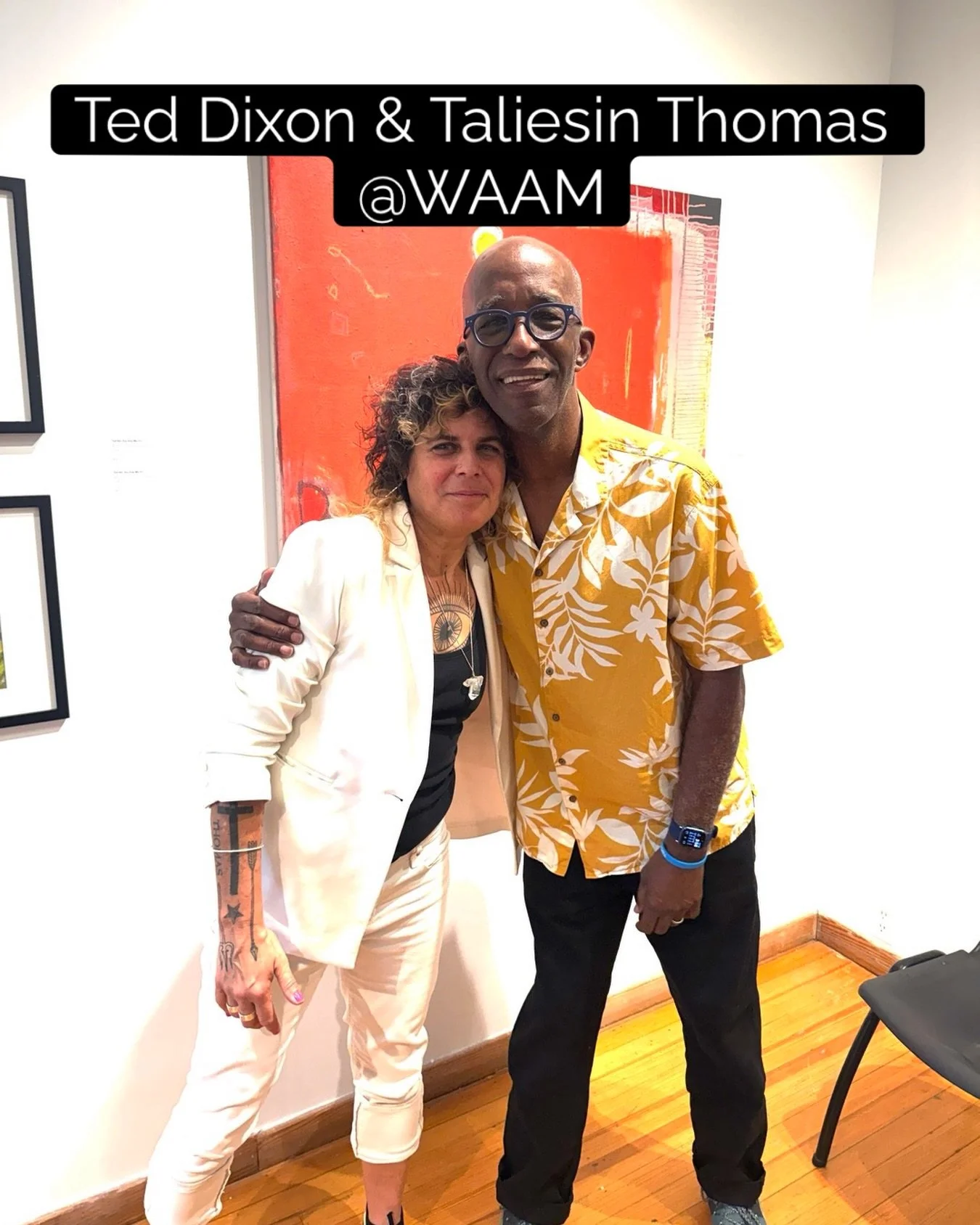 Don&rsquo;t miss Ted&rsquo;s solo @waamart. Just wonderful!

#artislove❤️ 
#hudsonvalleyartist 
#valuemycolleagues
