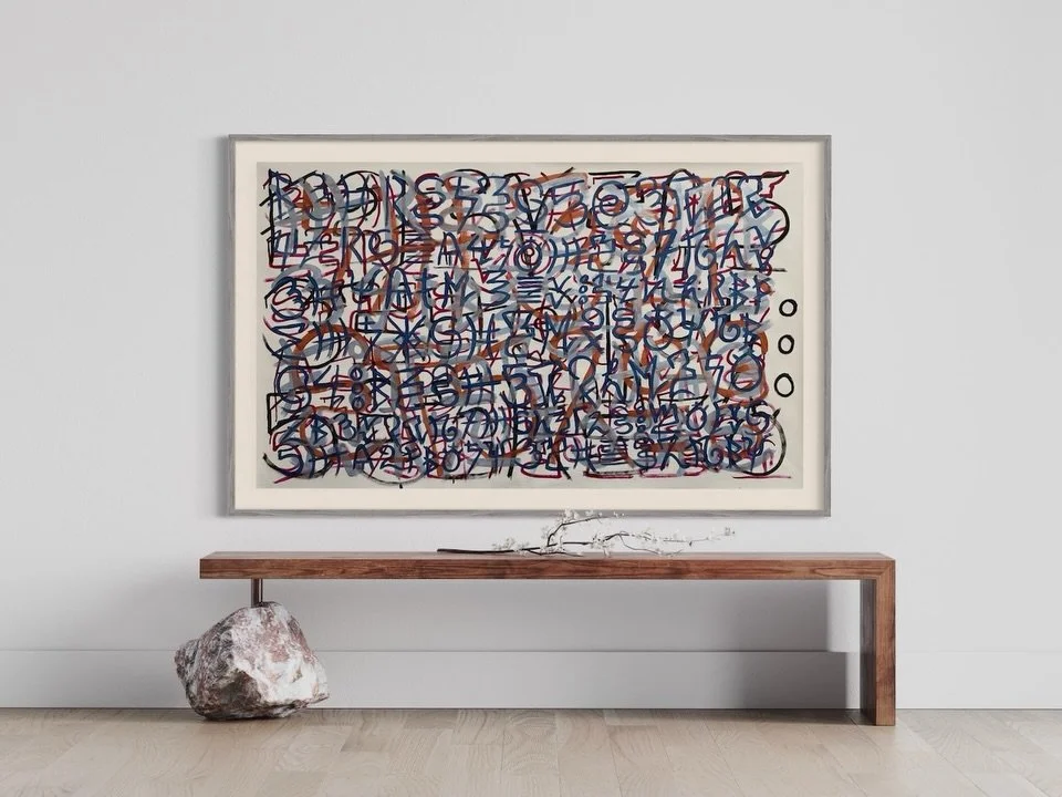 So thrilled that my piece &ldquo;Language is Melting II&rdquo; has a new home in Brooklyn, NY!
Thank you @art_studio_views for enabling the collector to find me!! She may come back for more.  So rewarding when people really get your work!! Thank you 