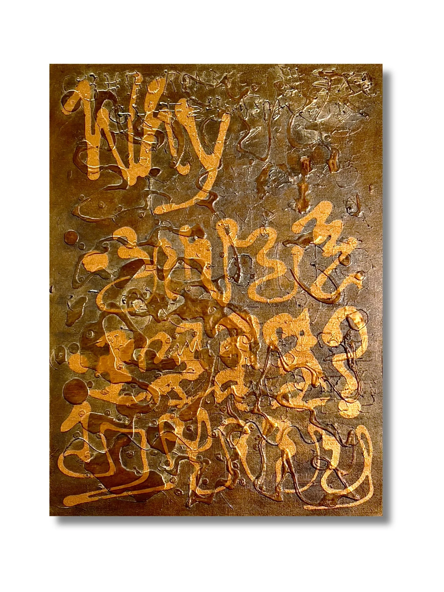 Why_Acrylic, Charcoal, Mica & Glue on Canvas, 24 x 18, 2024.jpg