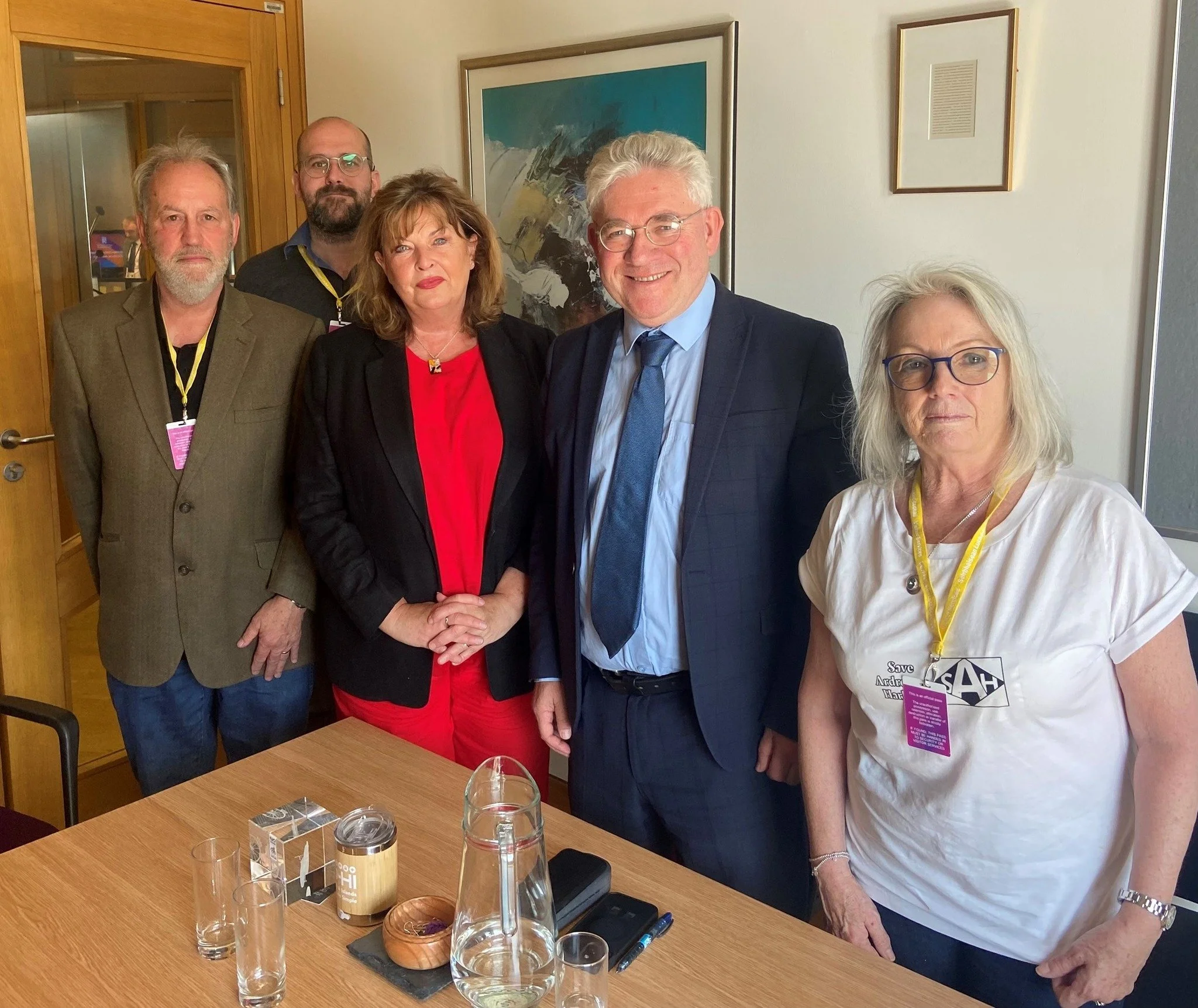 Save Ardrossan Harbour Campaigners Visit Holyrood
