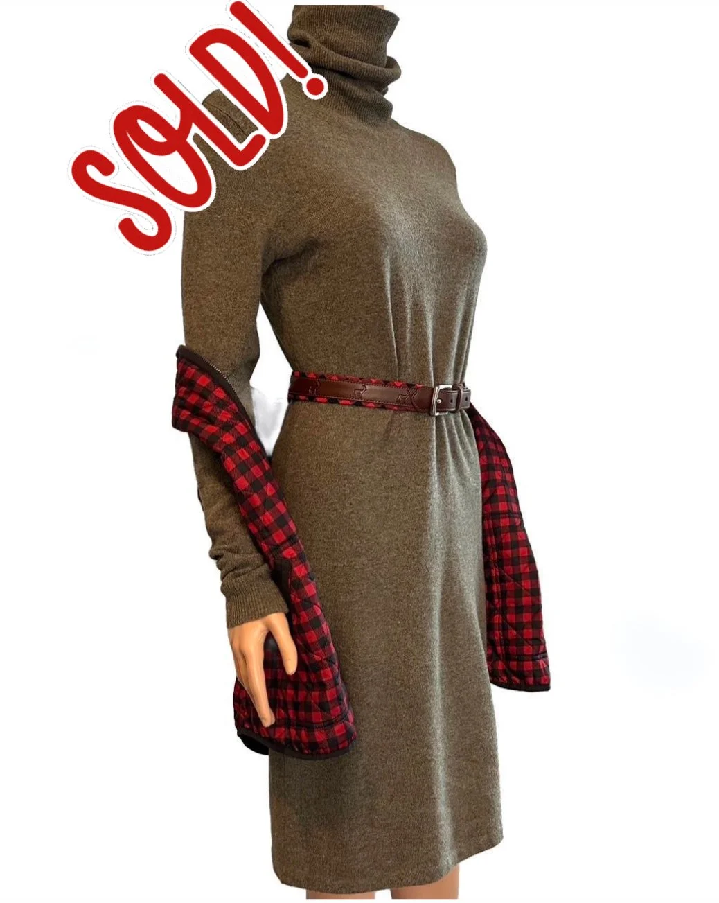 Ralph Lauren Sweater Dress + ADDITIONAL ACCESSORIES