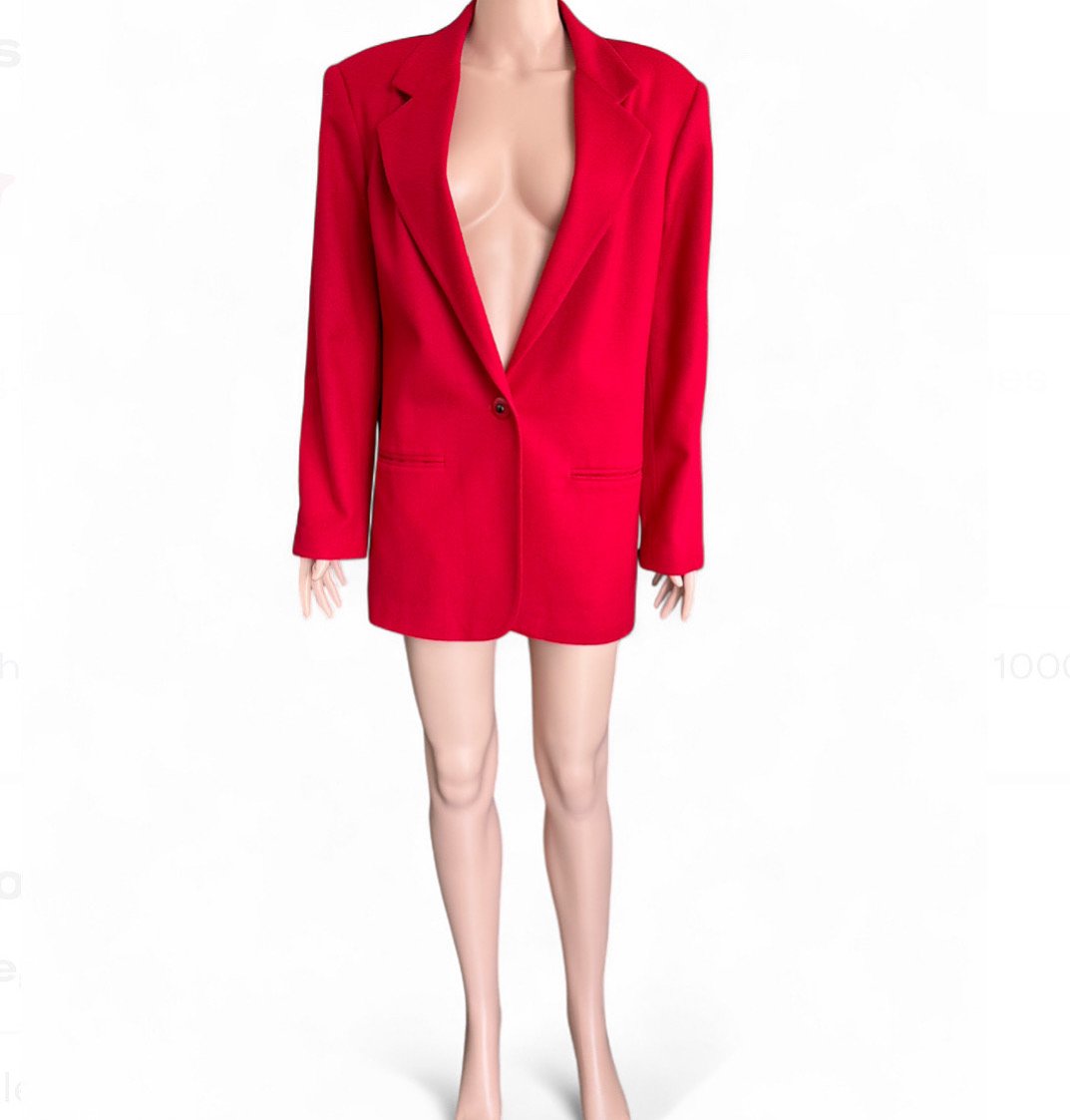 1990's Elegant 100% Wool Blazer VINTAGE