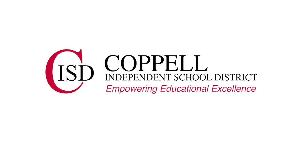 Coppell Independent School District logo with the slogan "Empowering Educational Excellence".