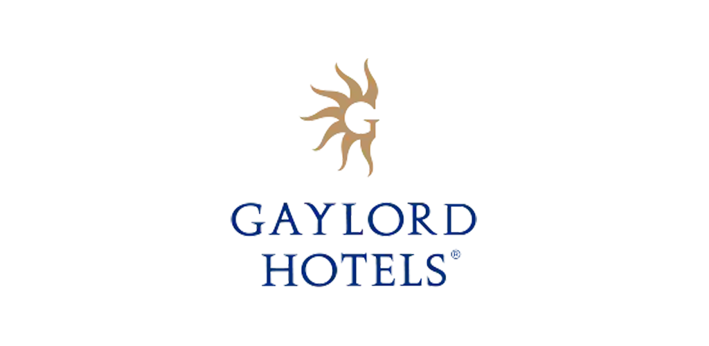 Gaylord Hotels logo with a stylized sun emblem and the text 'Gaylord Hotels'