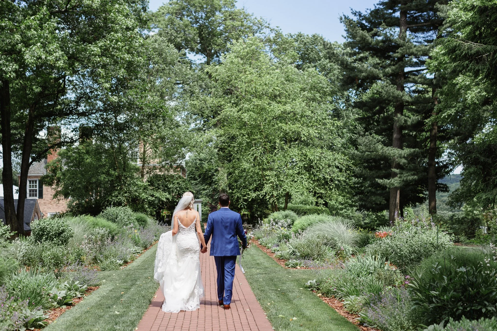 The bride and groom exit their Drumore Estate ceremony