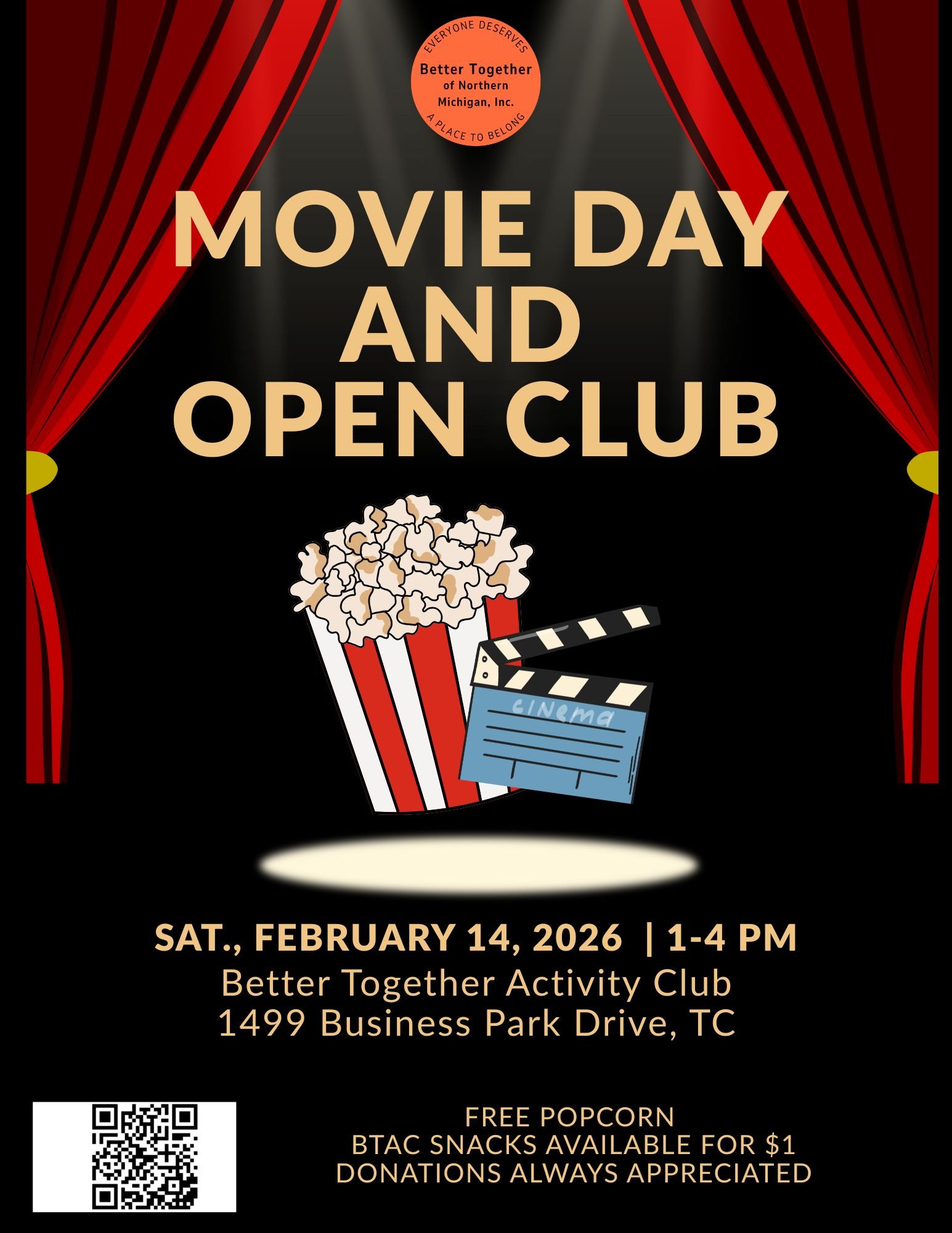 MOVIE DAY AND OPEN CLUB