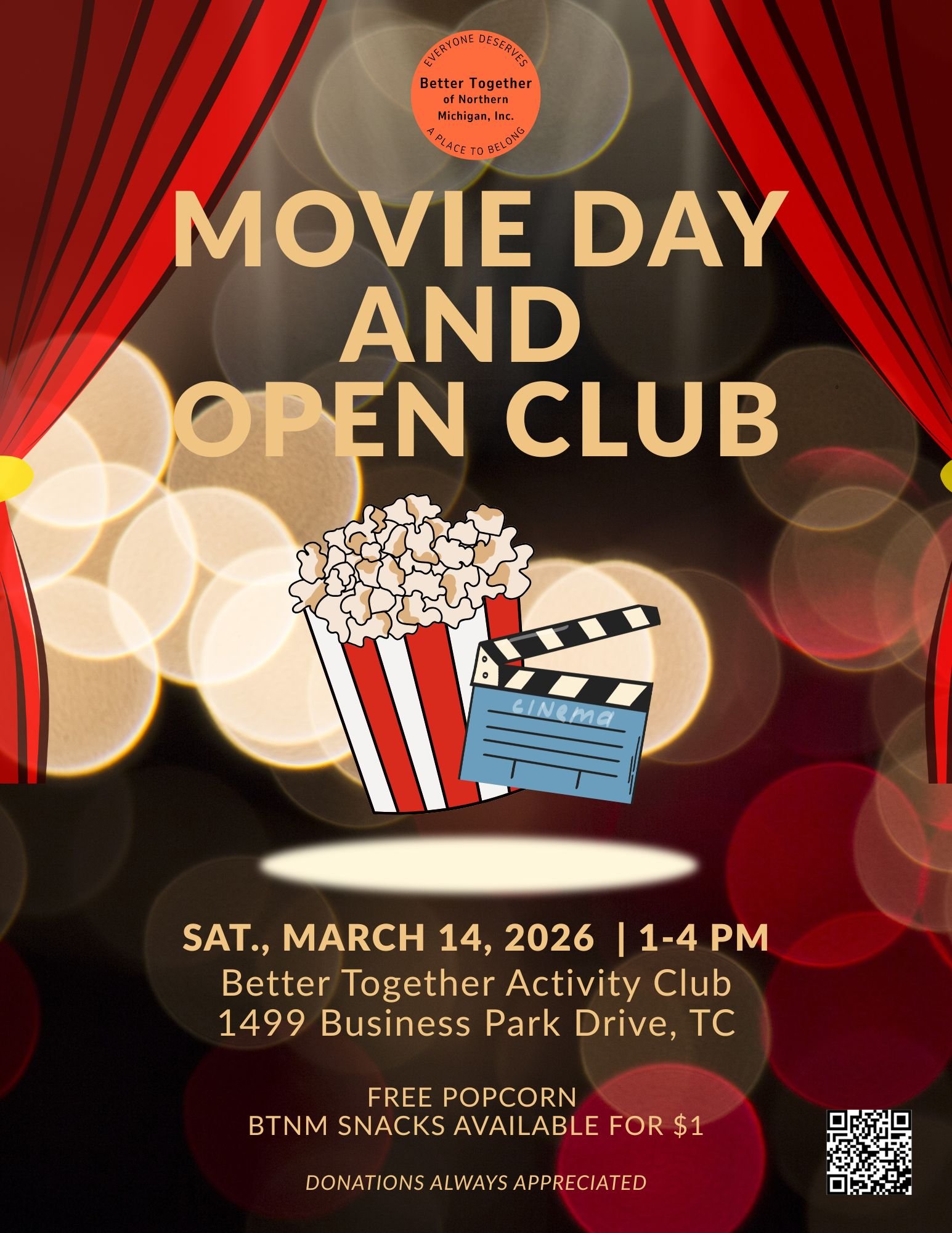 Movie Day and Open Club