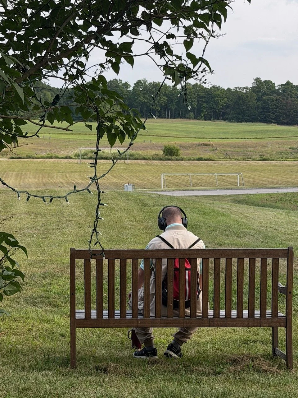 A member of the Better Together community outdoors