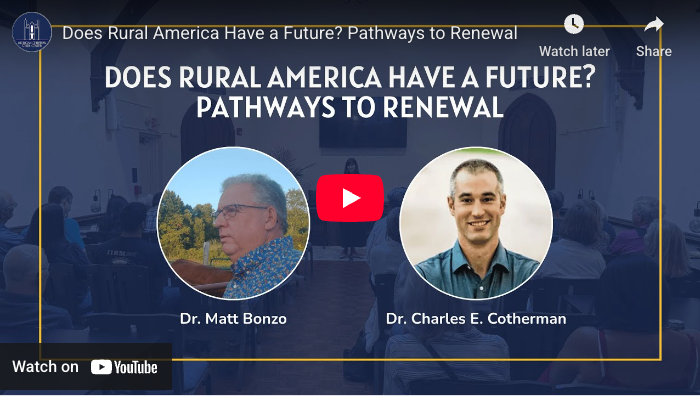 Does Rural America Have a Future? Pathways to Renewal