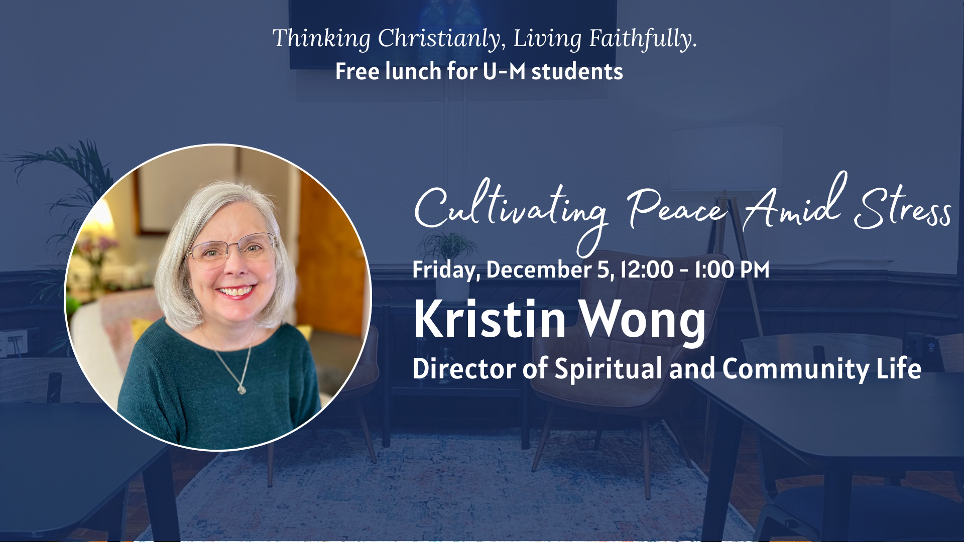 MCSC Student Lunch Series - Kristin Wong