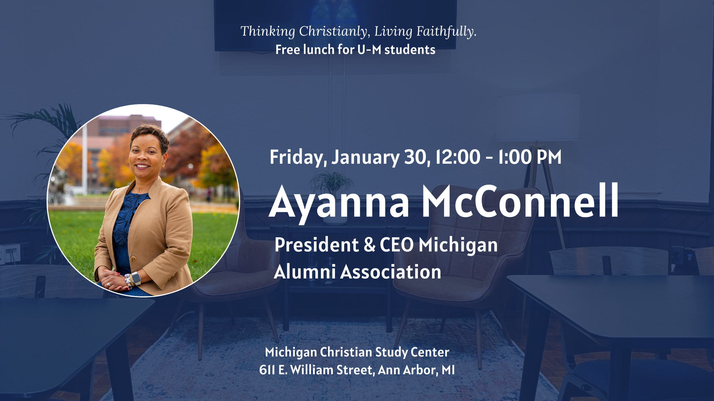MCSC Student Lunch Series - Ayanna McConnell