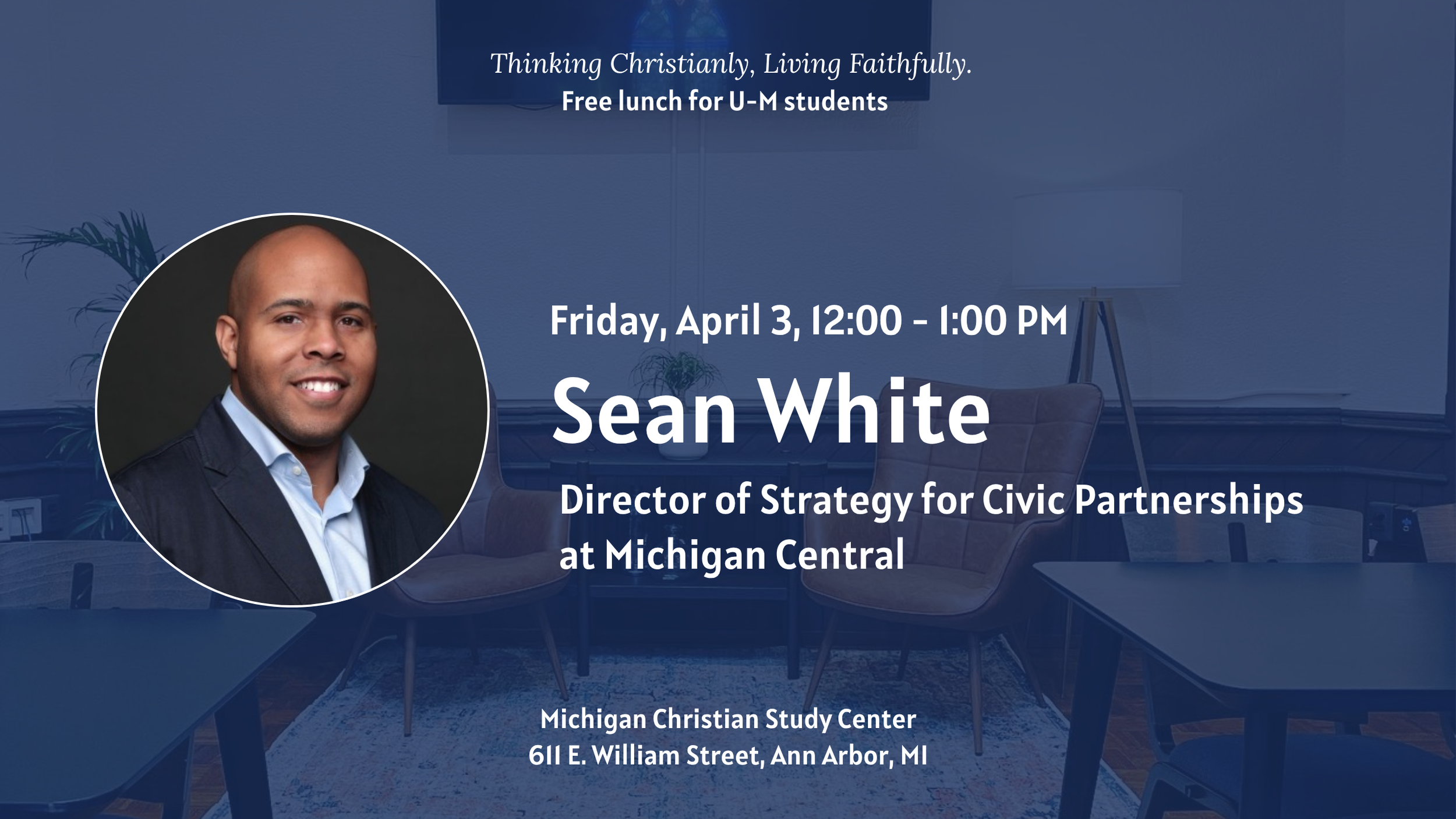 MCSC Student Lunch Series - Sean White