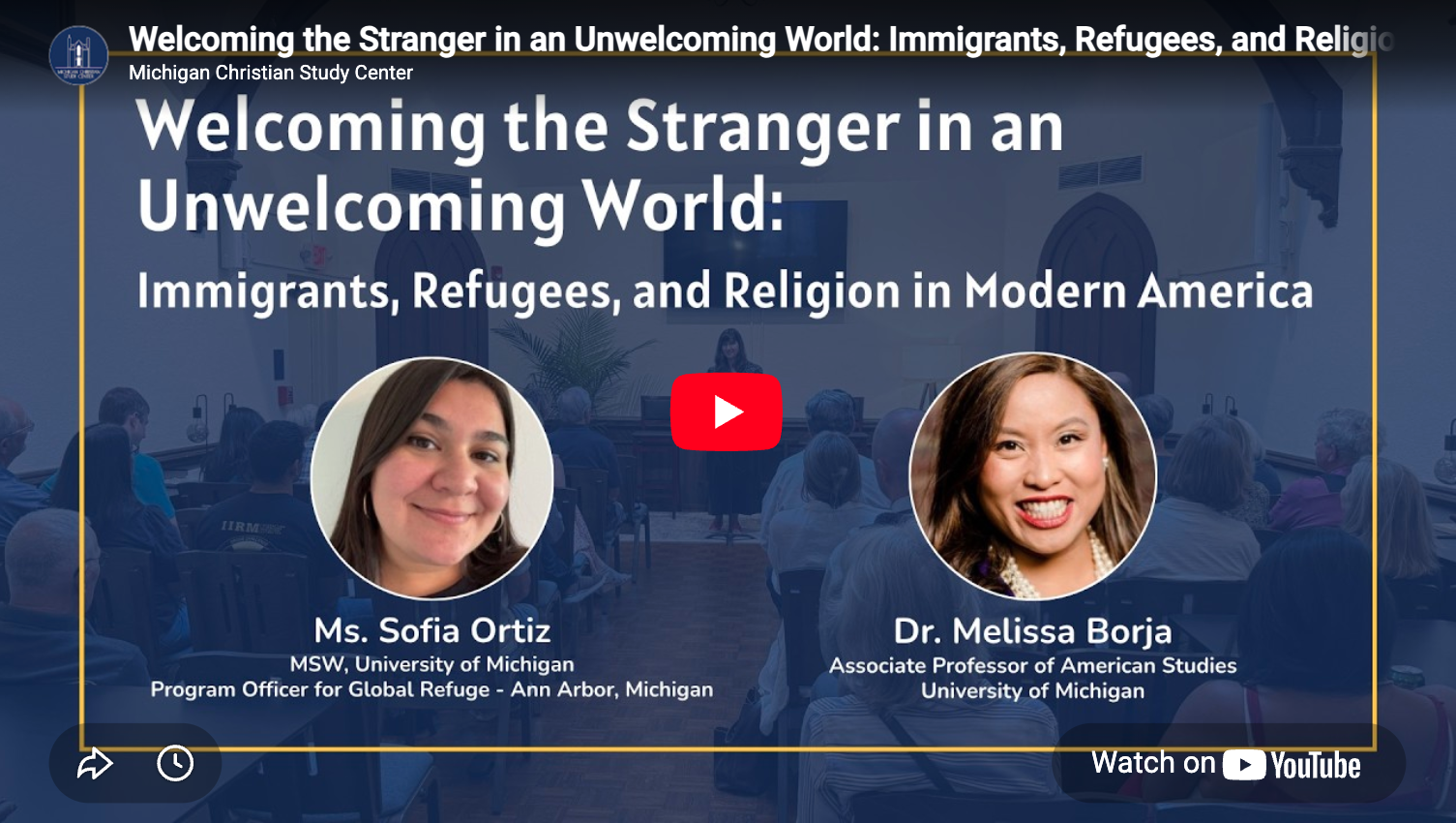 Welcoming the Stranger in an Unwelcoming World: Immigrants, Refugees, and Religion in Modern America