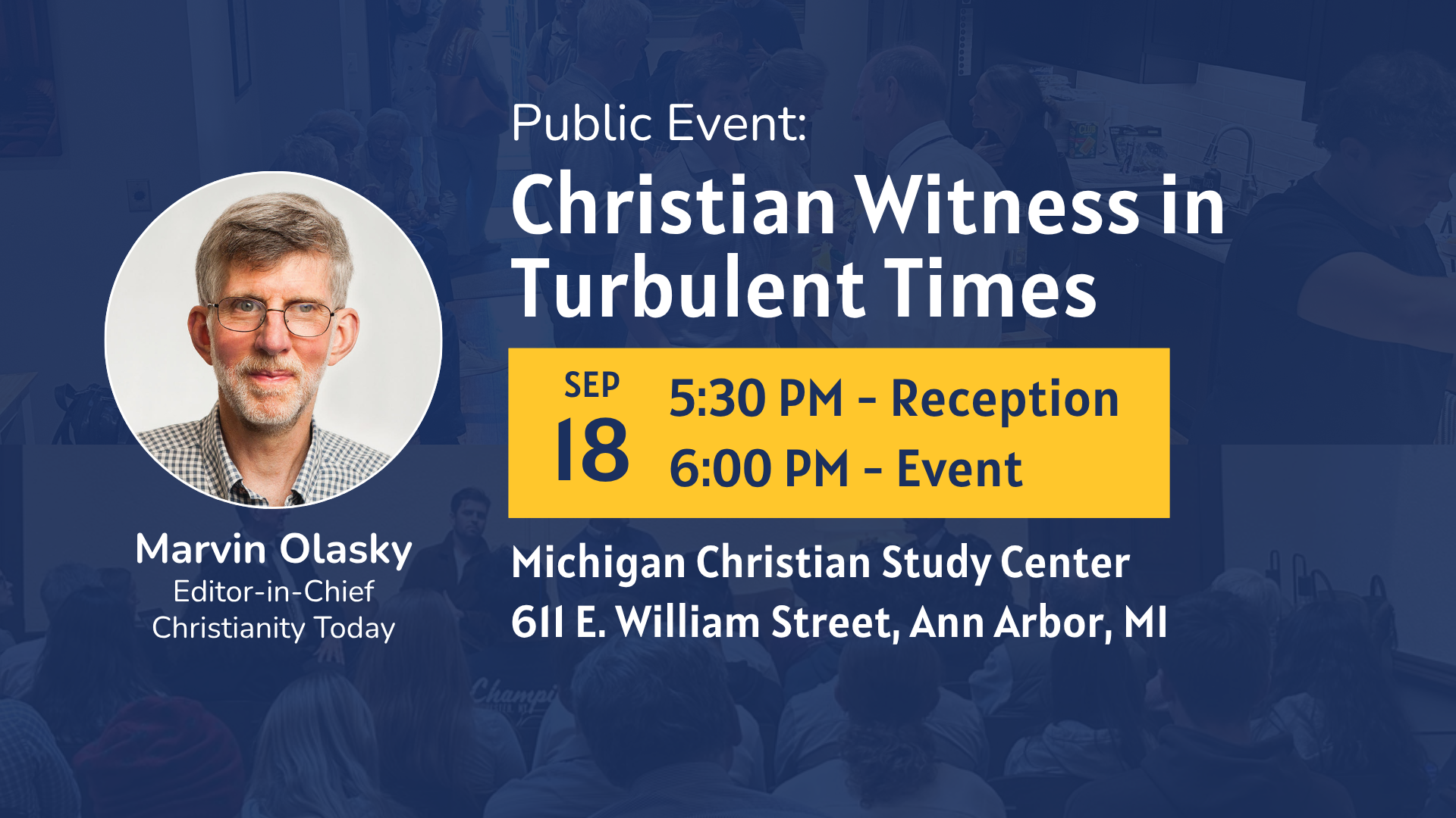 Public Event: Christian Witness in Turbulent Times