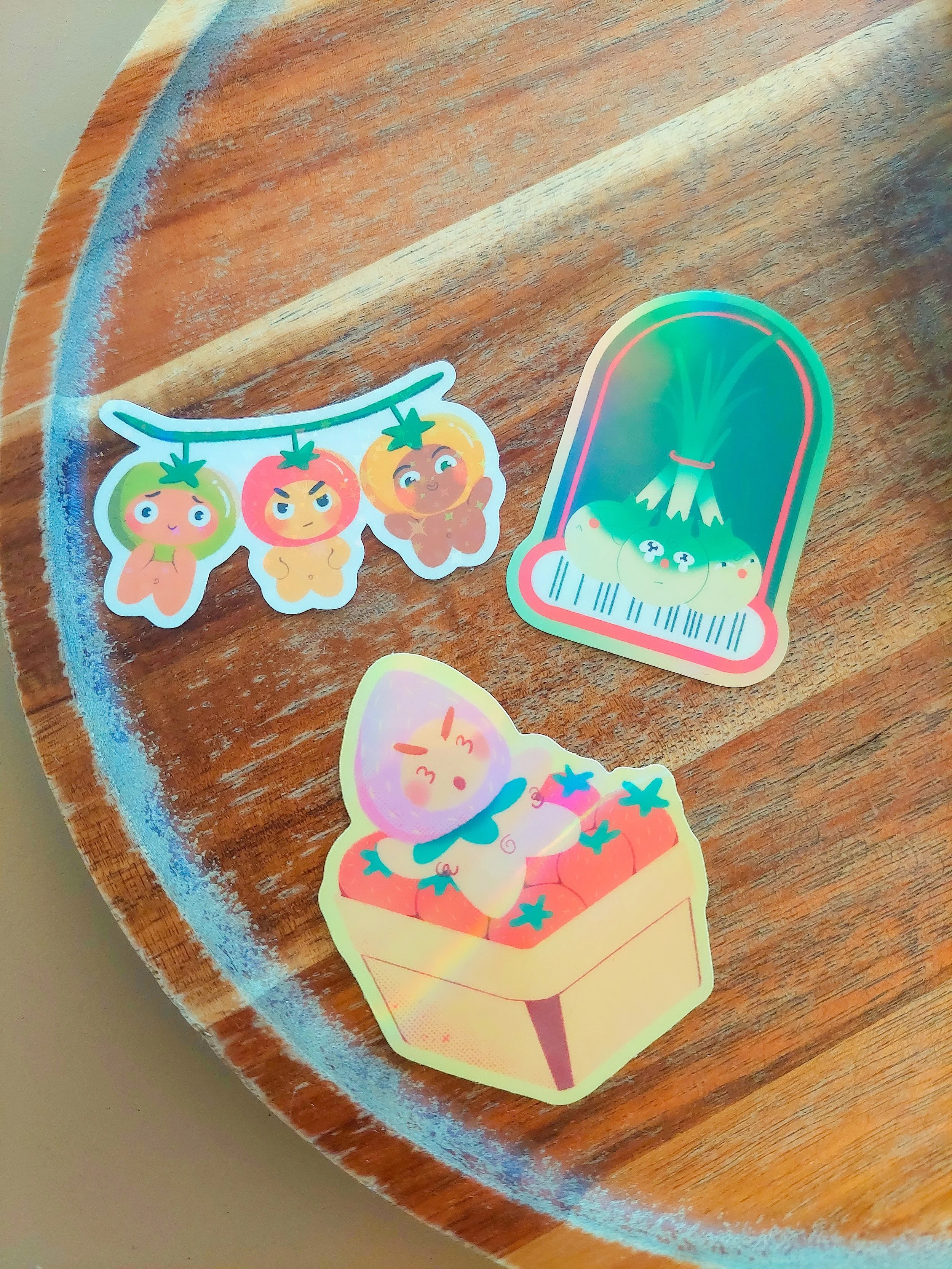 Silly Food Stickers