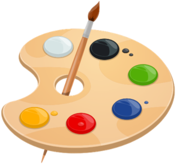 this is a paint palette image