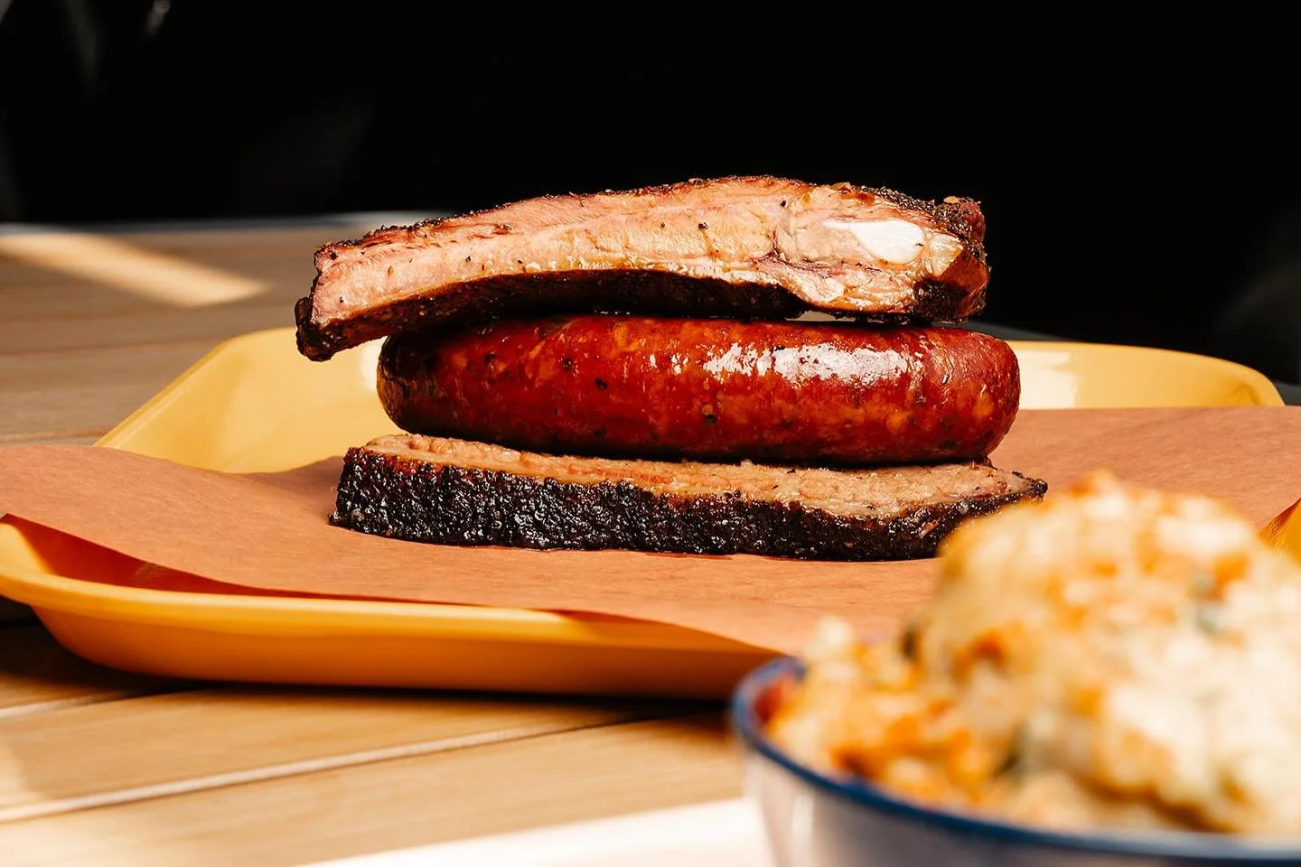 Catch us this Saturday 9/27 at @properhoproswell starting by at noon where we will be serving the Texas trinity: brisket, spare ribs, and sausages!
Grab a beer and find us **inside** Proper Hop!🍻
This will be our last summer menu popup before we h