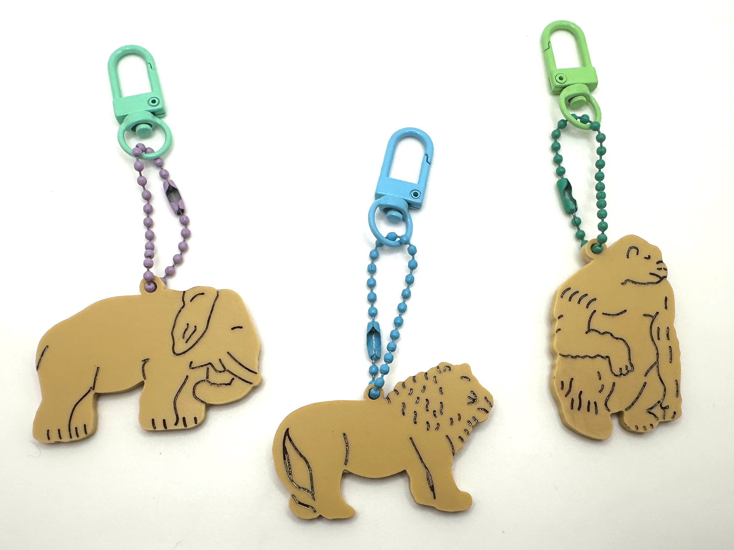 Animal Cracker Keychain