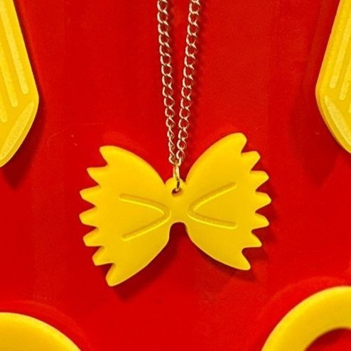 Bow Tie Pendant Necklace