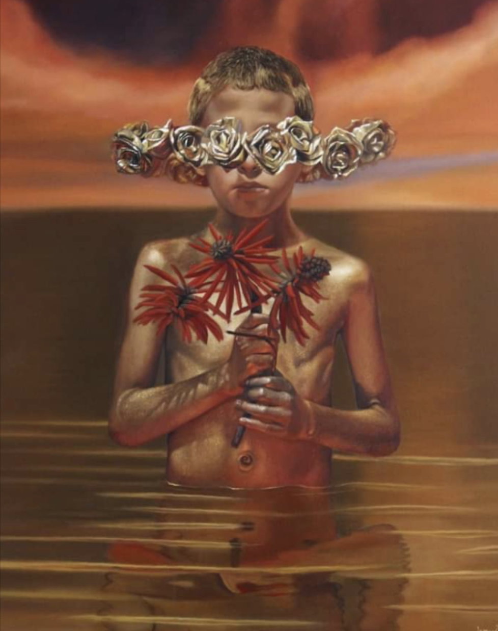 Premonición de la Ceguera Humana /
Óleo sobre lienzo /
150x120cm