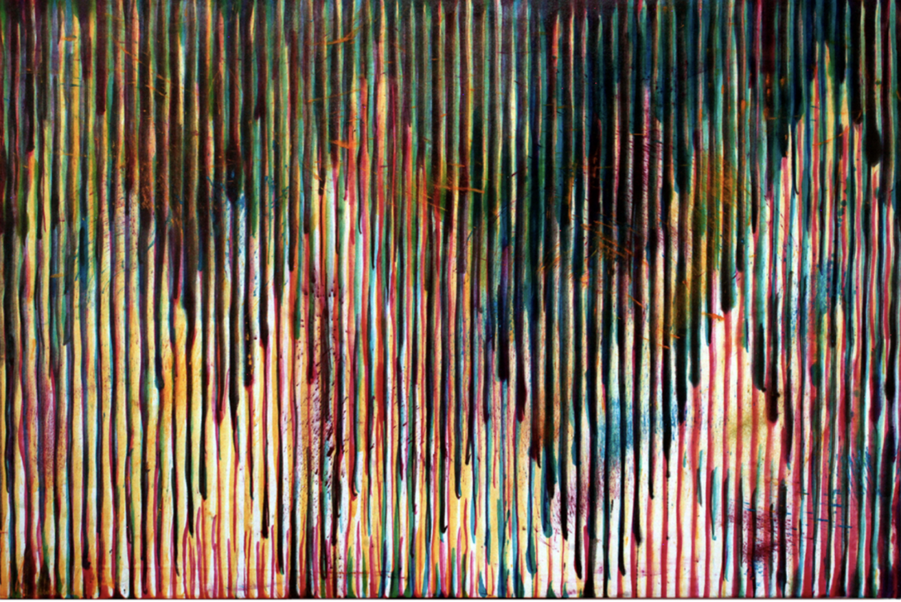 DVD / Mixta sobre tela / 100 x 150 cm / 2022
