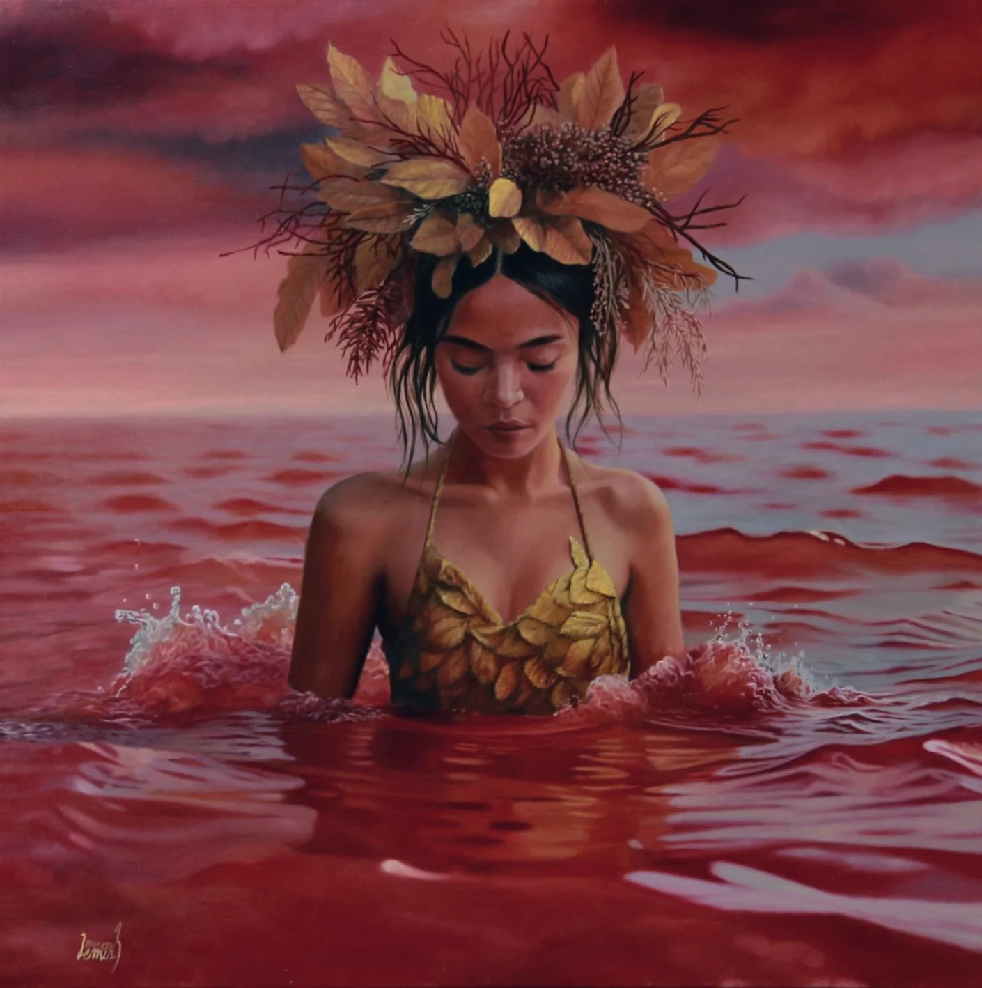 La Marea de las Conciencias /
Óleo sobre lienzo /
80x80cm