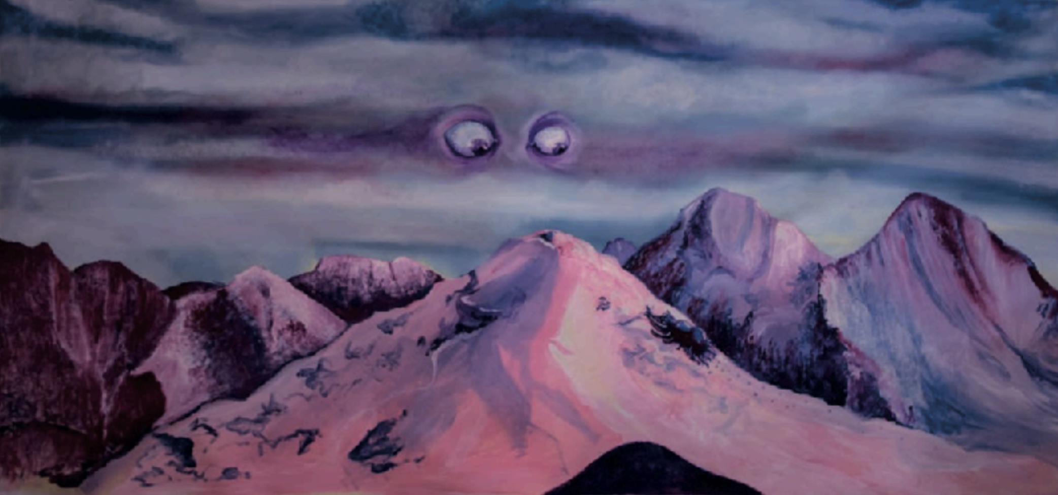 LA LEY DEL HIELO
Óleo sobre tela
200 x 90 cm
2019