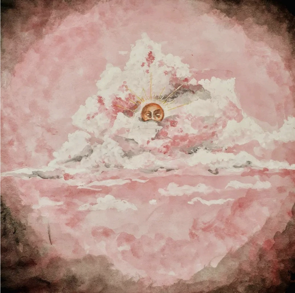 HIMNO A LOS DIAS QUE NO
SERÁN PERFECTOS /
Acrílico sobre papel /
43 X 43 cm /
2022