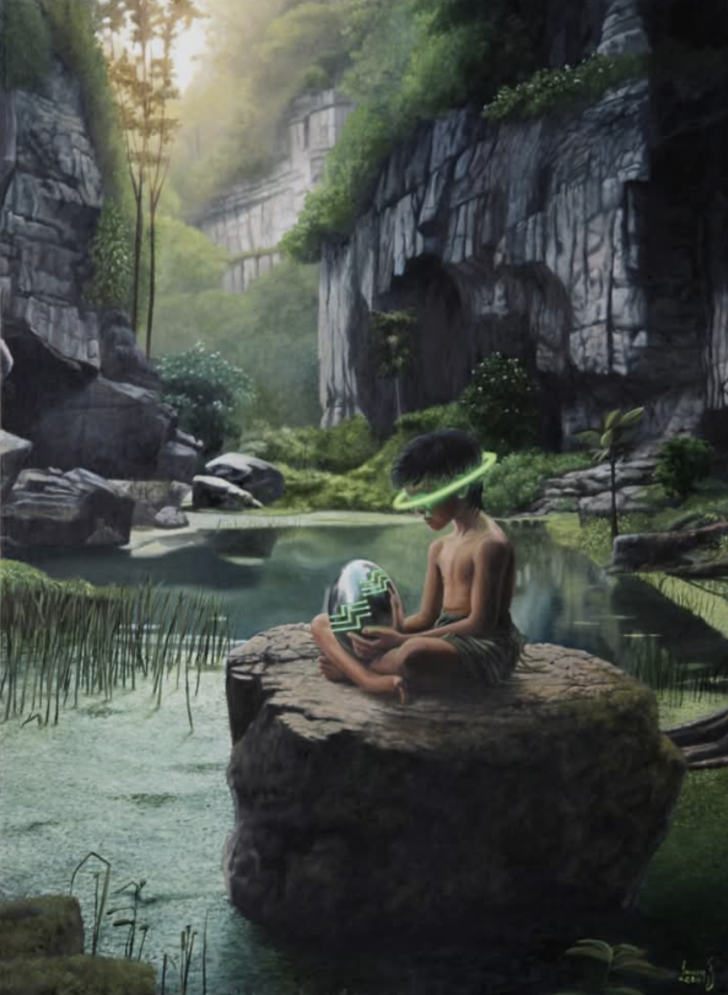 La Nueva Era de la Coexistencia / Óleo sobre lienzo /
110 x 80 cm