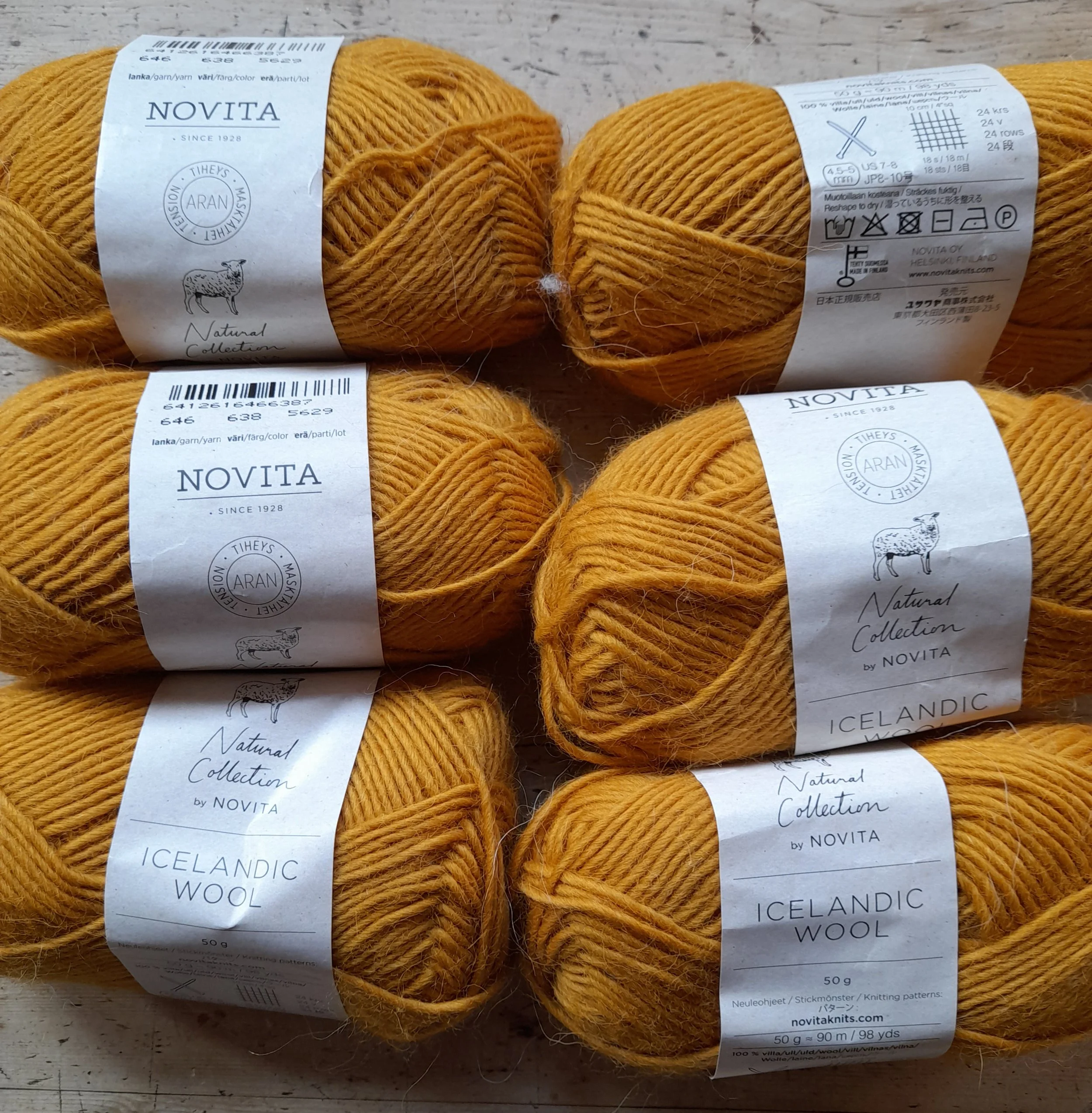 Novita Natural Collection Icelandic Wool Aran 300g