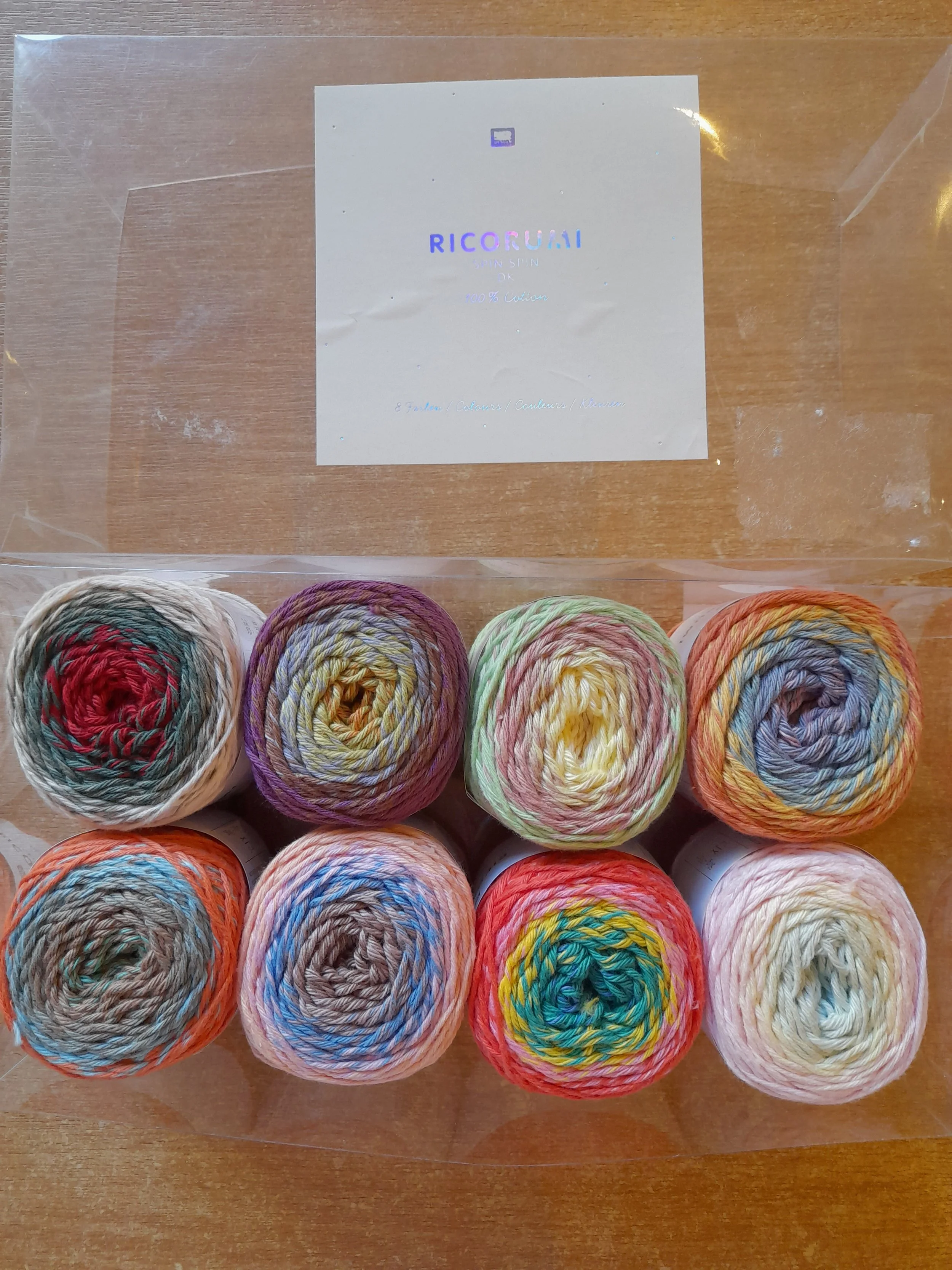 Ricorumi Spin Spin 100% Cotton DK 8 x 50g balls