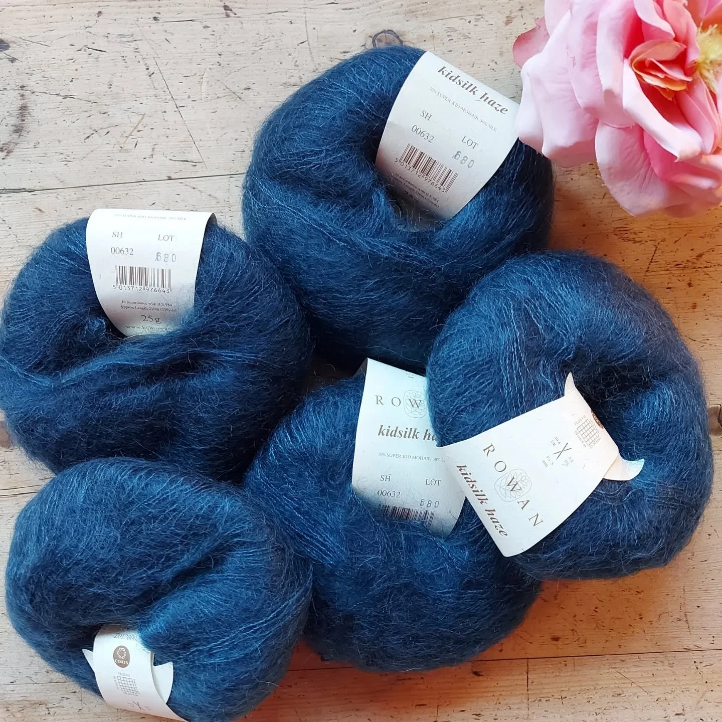 Do have a look in our online shop. We've just added a couple of batches of Rowan Kidsilk Haze.  It's lovely, soft and fluffy.  We also have a range of other batches of yarn to suit all budgets.

Every purchase helps us to continue to distribute warm 