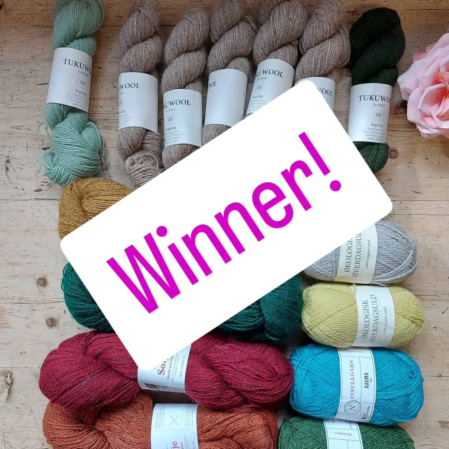 We're delighted to announce that Clare is the winner of October's Raffle!  Congratulations, Clare! The yarn will be on its way to you next week. 

Keep your eyes peeled for the launch of the Raffle for November!

Thank you for your support!

https://