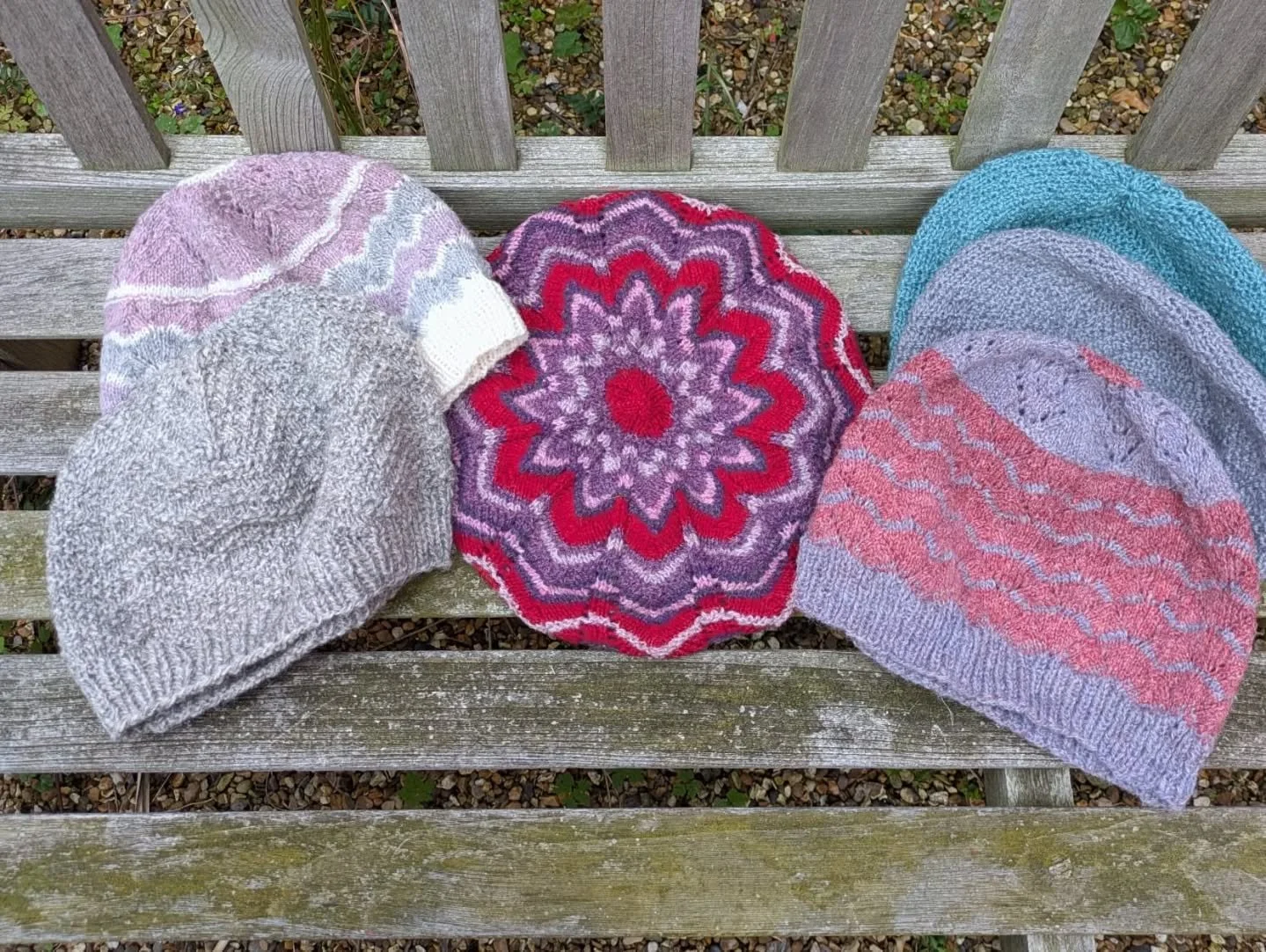 We've received these perfect adult hats from Jane. We love the choice of colours and the fun designs. 

Thank you, Jane. These are our Knit of the Day!

#knitoftheday #knitting #handmade #handknit #knitted hats #stripyhats #knittersofinstagram #knitt