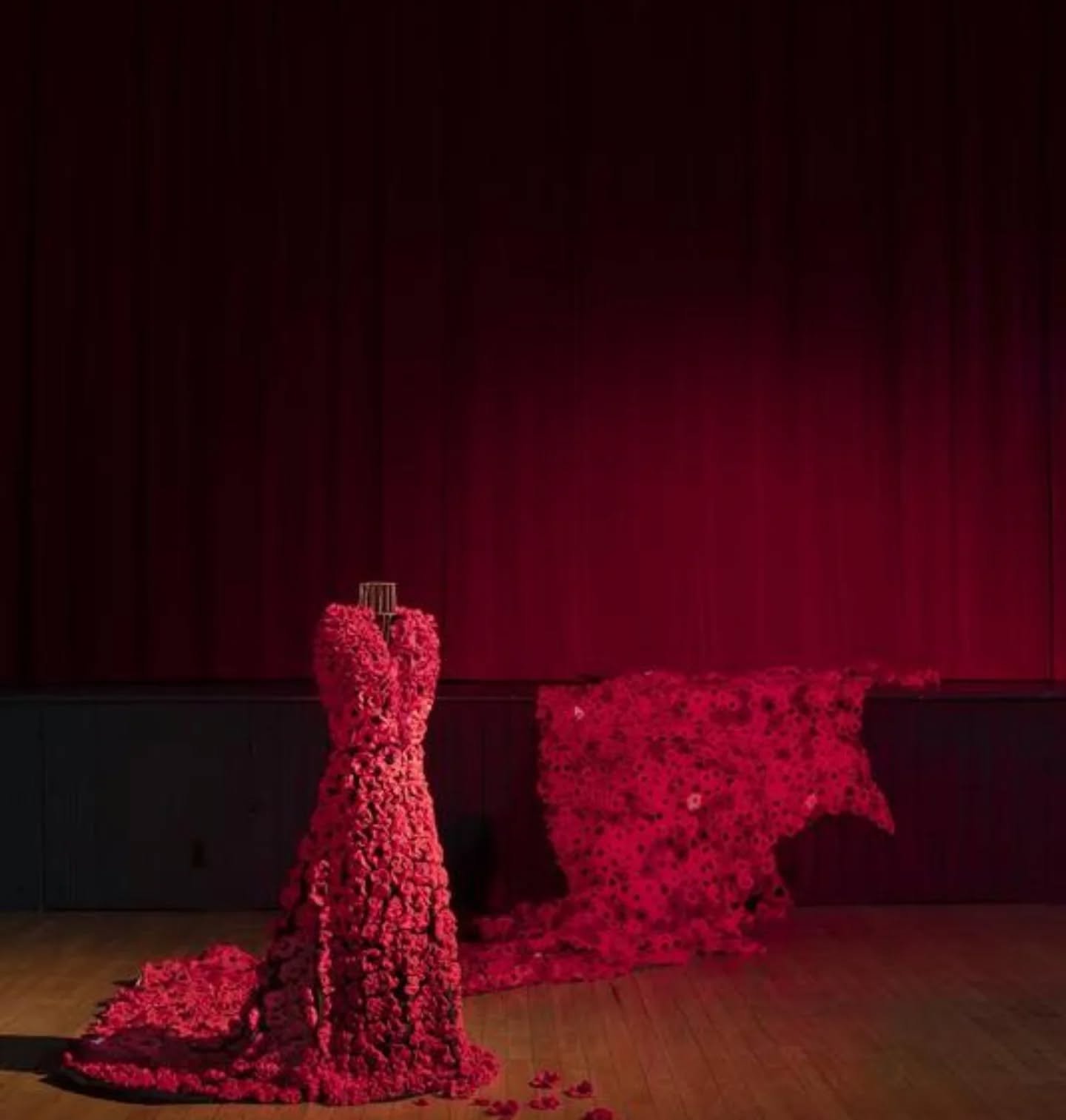We love the Cricceith Gown of Poppies. It was originally made in 2020, 5000 knitted and crocheted red Poppies made by 150 volunteers and inspired and organised by local resident Susan Humphries.  A moving remembrance of loss and grief. 

Thanks to IW