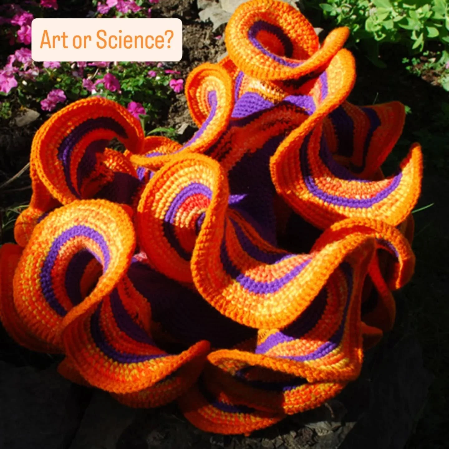 At KFP we believe that each hand-crafted item of crochet or knitting received at Radius Works is very special..

But when does a piece of knitting or crochet stop being a useful everyday item of clothing and become a work of art or a practical medium