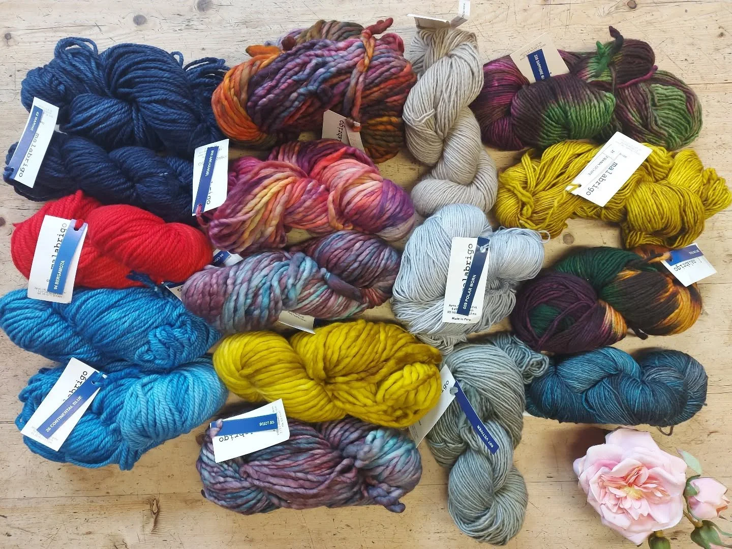 It's not quite February yet, but we're so excited about our next raffle that we can't wait to launch it!  Just look, it's this gorgeous selection of Malabrigo yarns. There's so much to inspire you. 

It's just &pound;10 to enter, and please enter as 