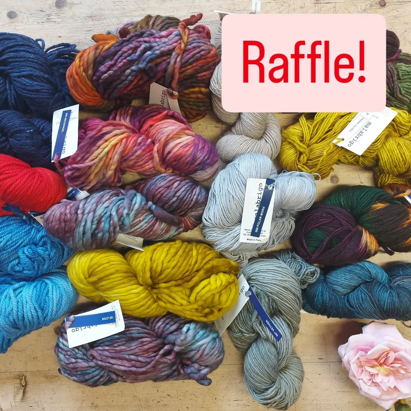 Have you seen our Raffle this month?  It's a magnificent collection of Malabrigo yarn. Just &pound;10 to enter!

Don't miss out!

Your support is vital to us. 

Thank you and good luck!

https://www.knitforpeace.org.uk/shop/raffles

#kfpraffle #chari