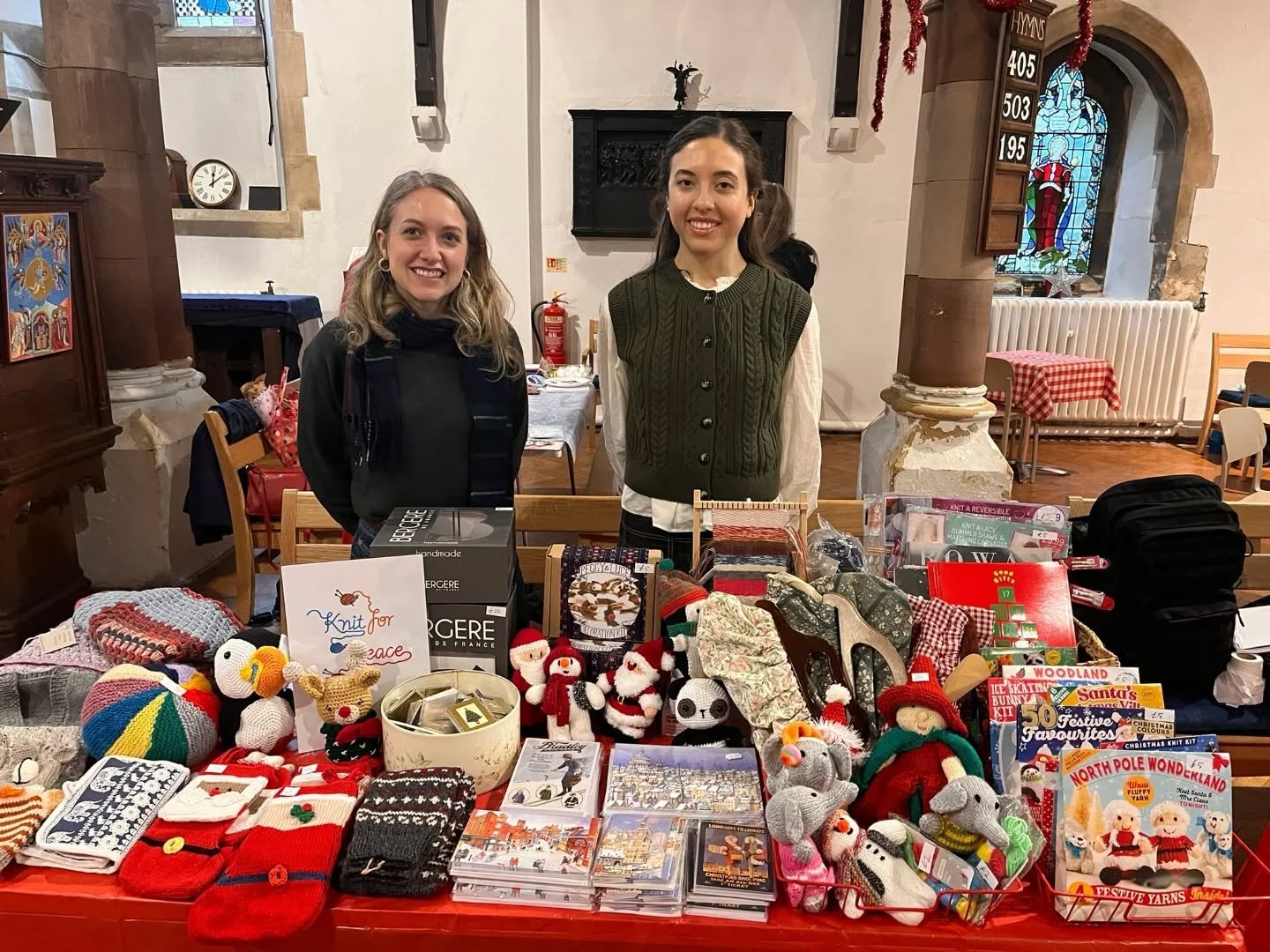 On this International Women's Day, let's celebrate some of the fantastic women (and man) who have contributed to the success of Knit for Peace.  The volunteers give their time and enthusiasm readily, and the staff make it an enjoyable environment in 