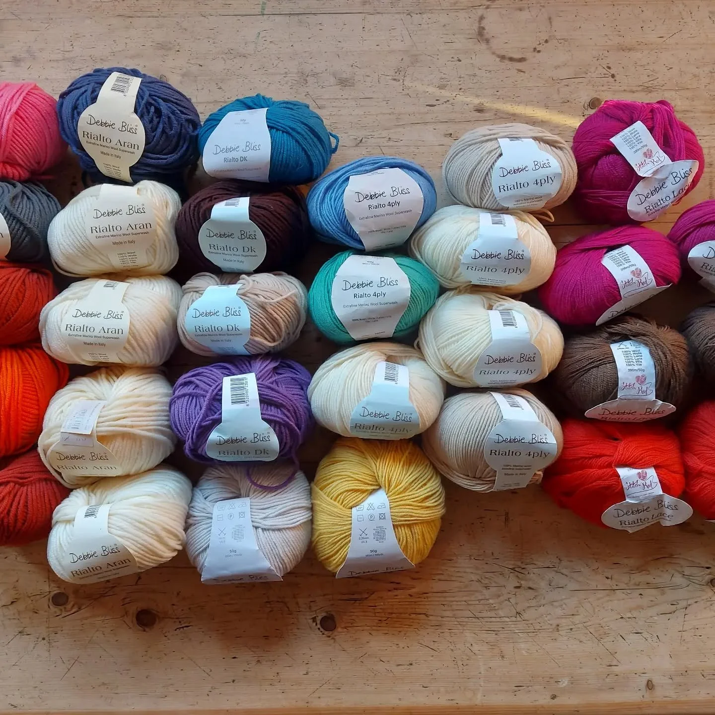 This month's raffle is a colouful selection of Debbie Bliss Rialto yarns in 4 different weights.  There's plenty to inspire. 

It's just &pound;10 to enter, and please enter as many times as you would like. 

The winner will be drawn at the end of th