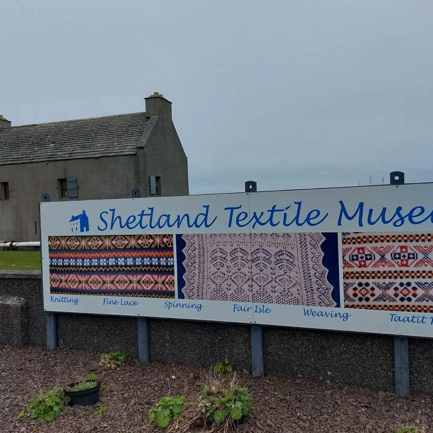 The Shetland Textile Museum is a little gem flourishing in the semi industrial edge of Lerwick.  As well as a permanent collection, it has focused temporary ones.  This season, it is celebrating the work of AnnaBell Brae, showcasing the extraordinary
